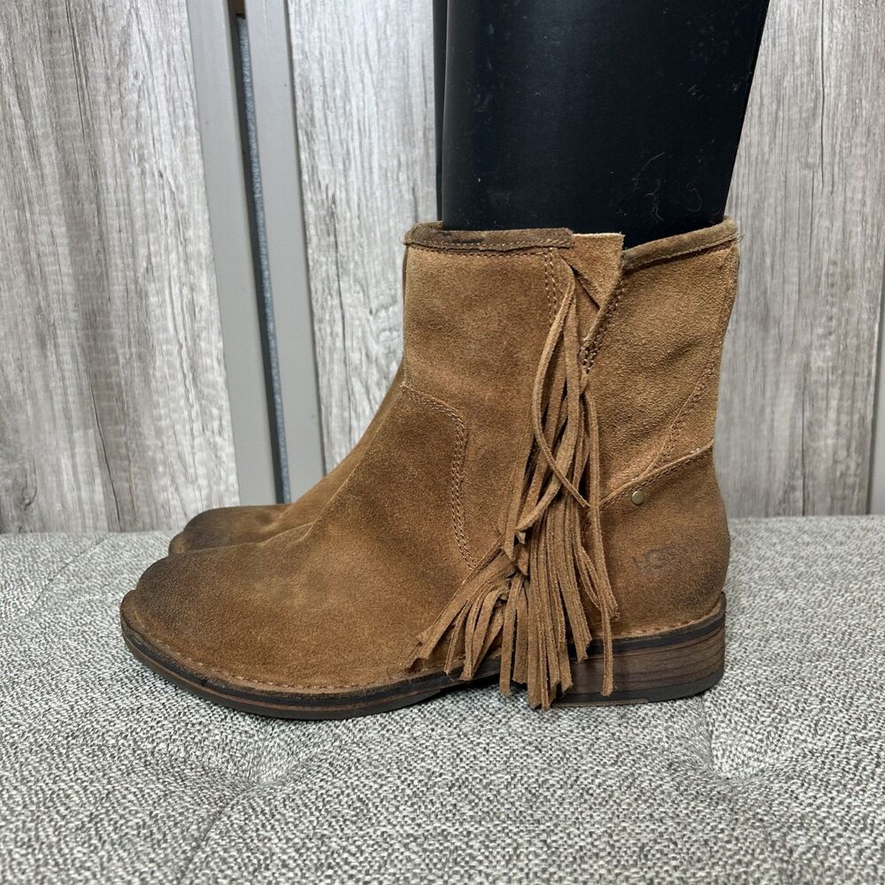 UGG Suede Boots Fringe